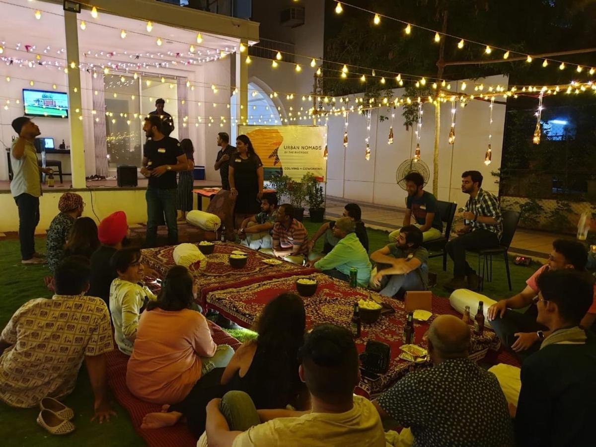 بيت شباب Urban Nomads Pune Riverside Colive Cowork المظهر الخارجي الصورة